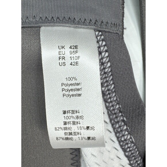 Syrokan Ultra Sports Bra Wireless High Impact Workout Purple White Gray Size 42E - Picture 6 of 9